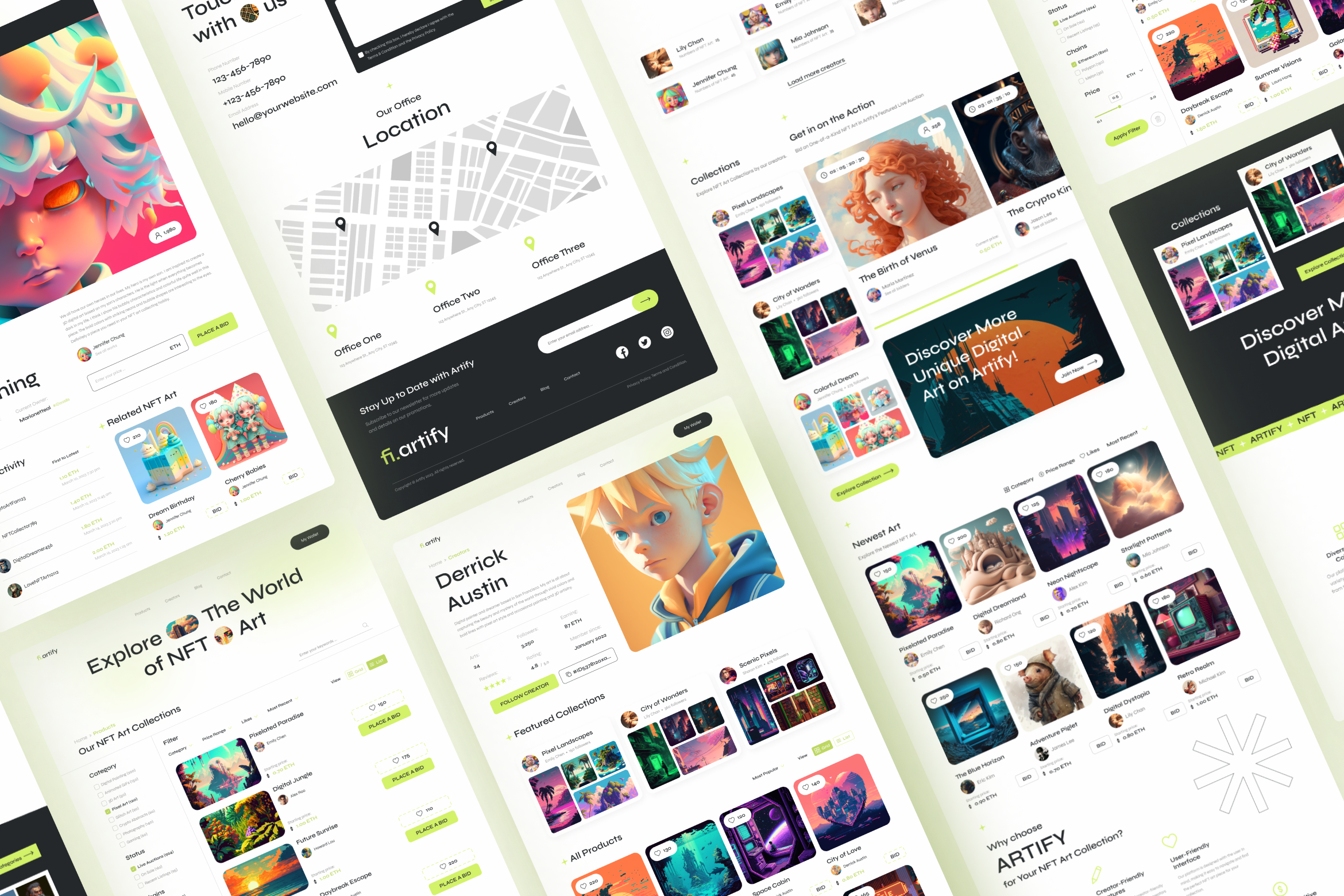 Artify - NFT Marketplace Figma Template - 2