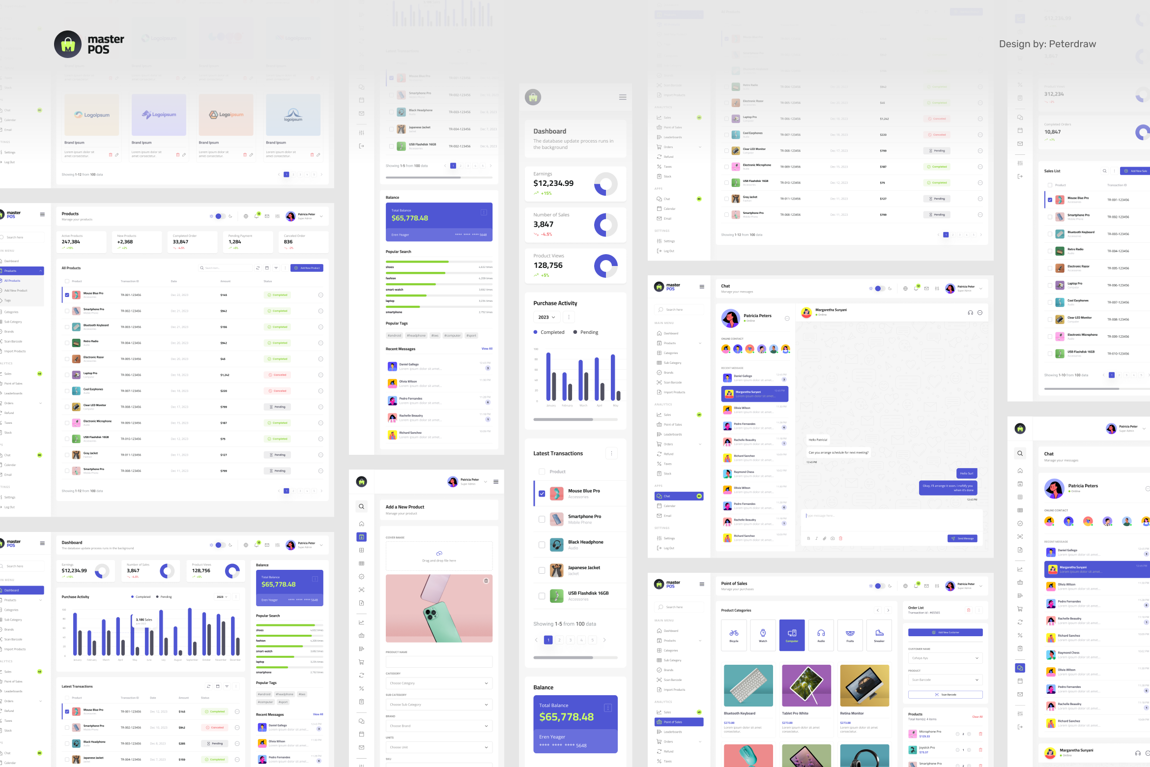 MasterPOS - Point of Sales Admin Dashboard Figma - 3