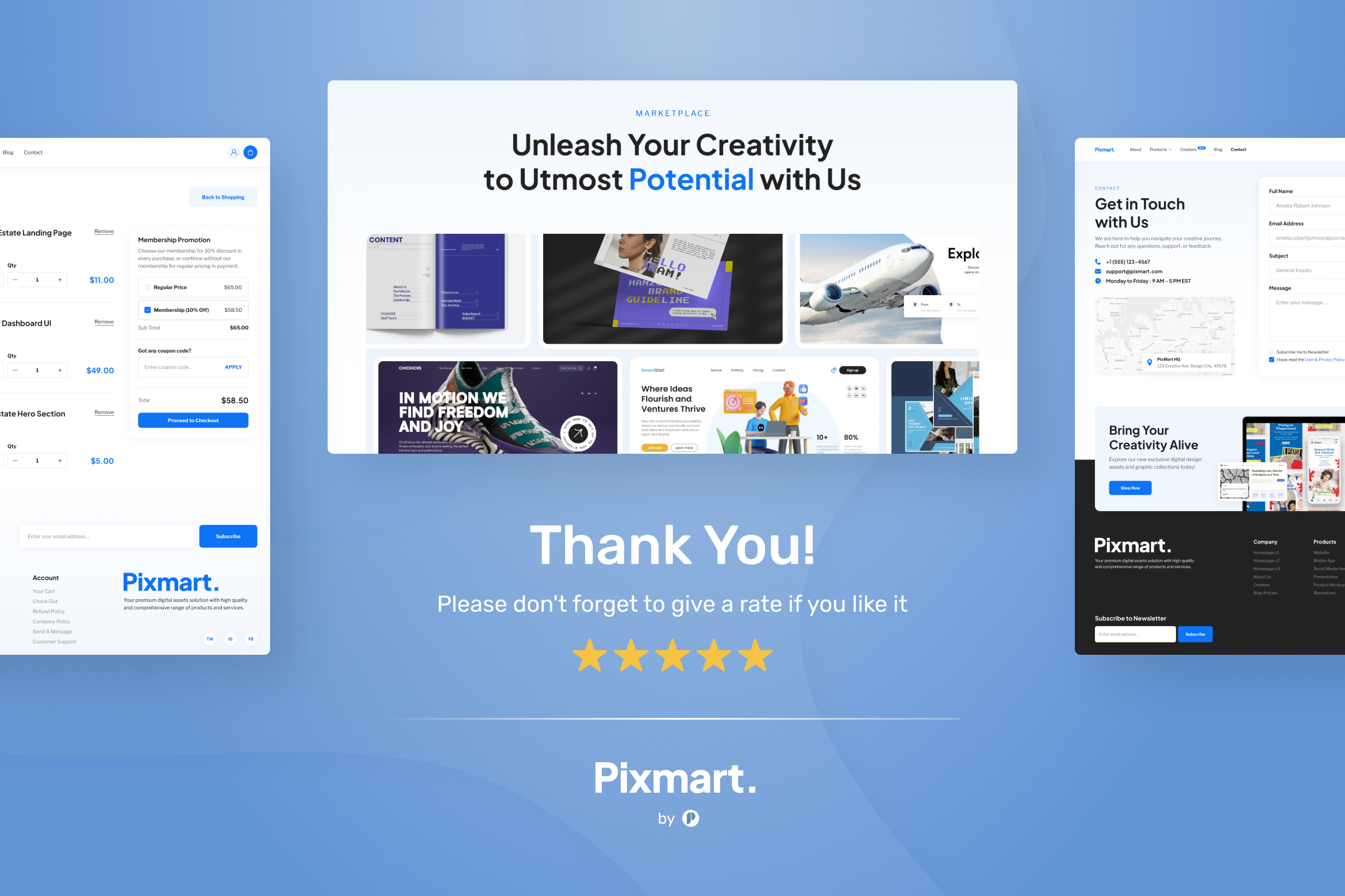 PixMart - Digital Products E-Commerce Website Figma Template - 8