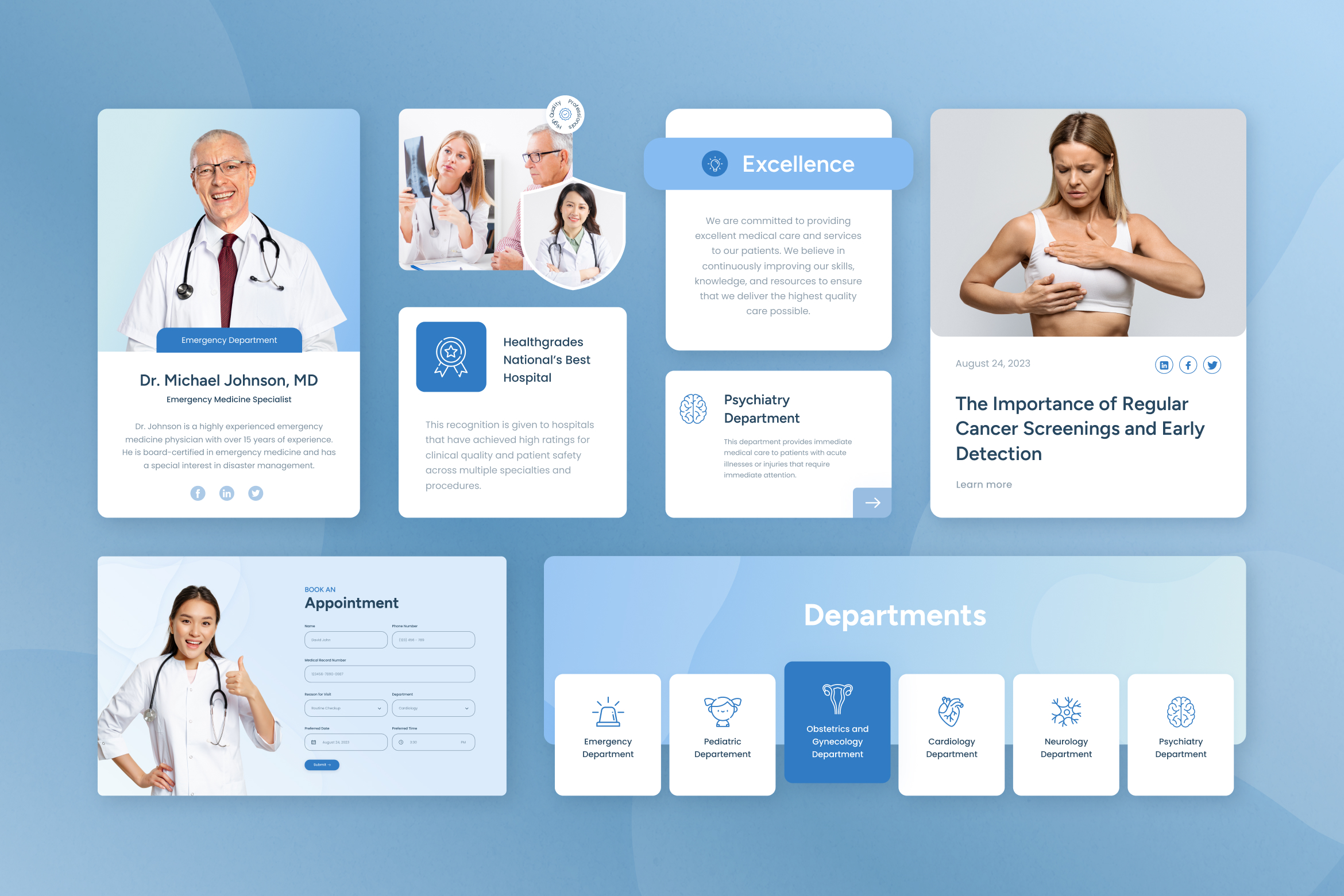 ProHealth - Medical and Healthcare UI Design Figma Template - 2