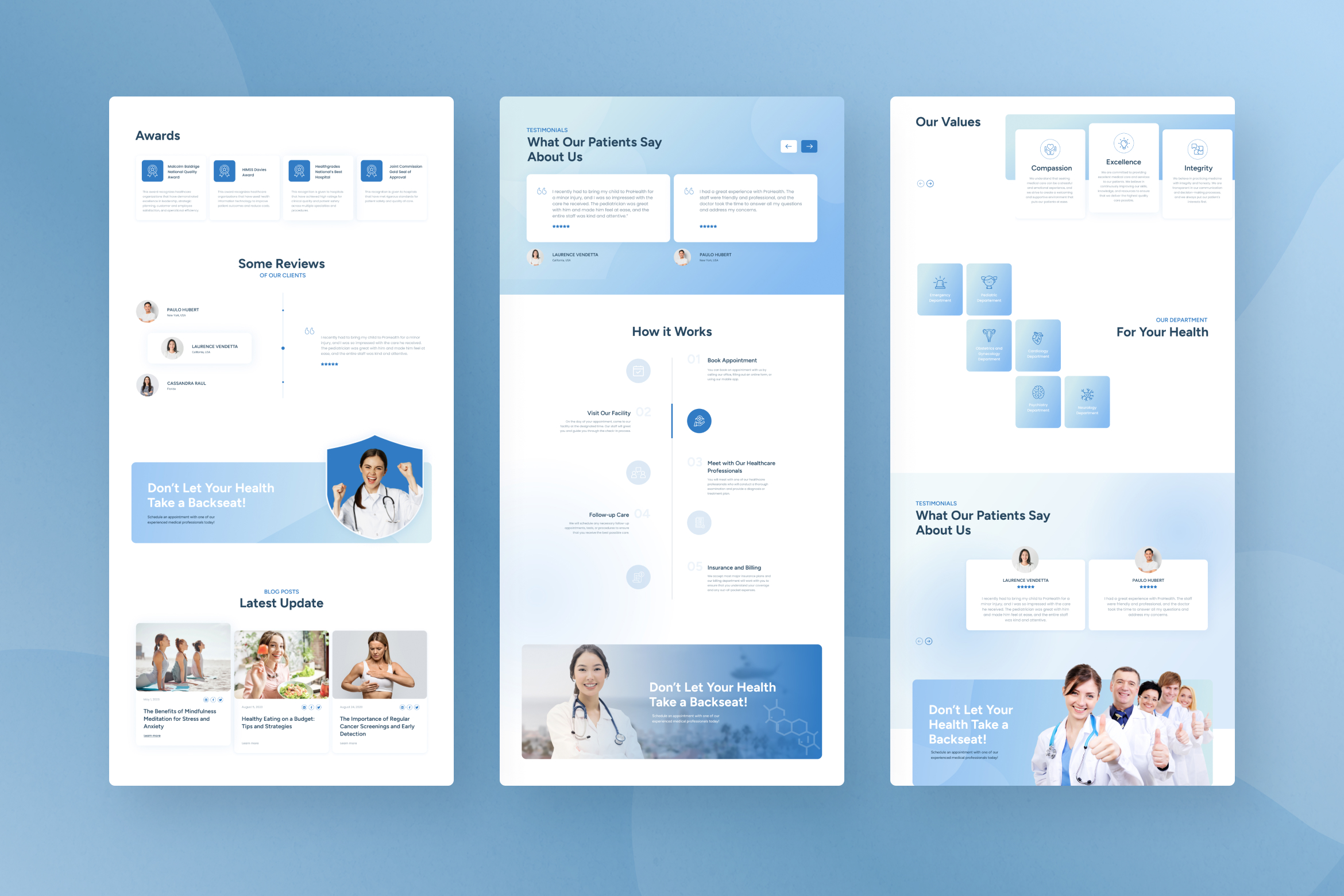 ProHealth - Medical and Healthcare UI Design Figma Template - 7