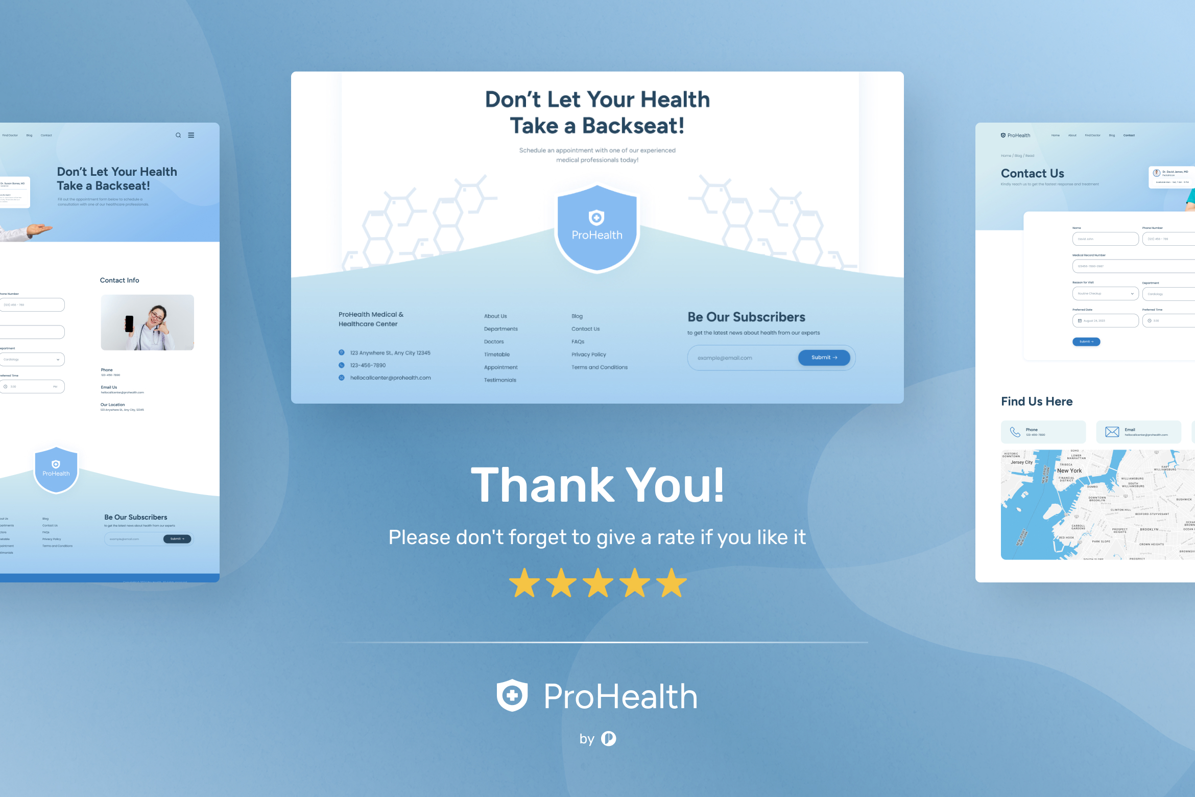ProHealth - Medical and Healthcare UI Design Figma Template - 8