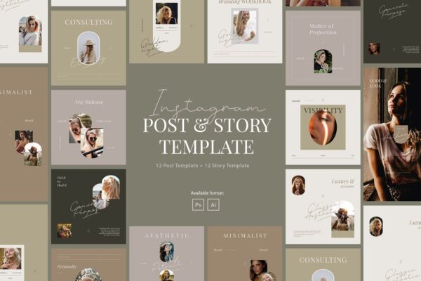 Bold Construction Company Instagram Template Design Templates ...