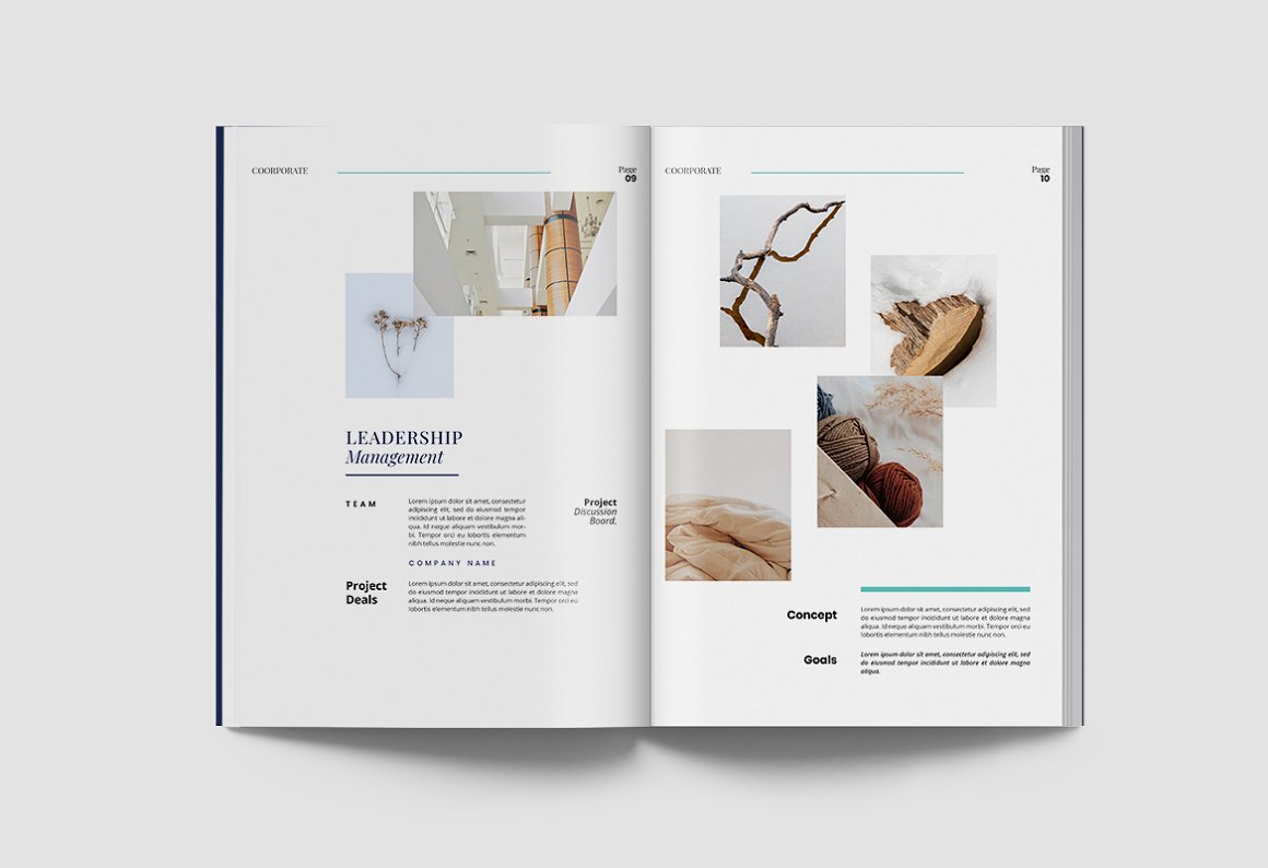 Modern Corporate Report Indesign - Peterdraw Studio