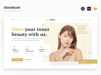 GlowBlush - Beauty Treatment Hero
