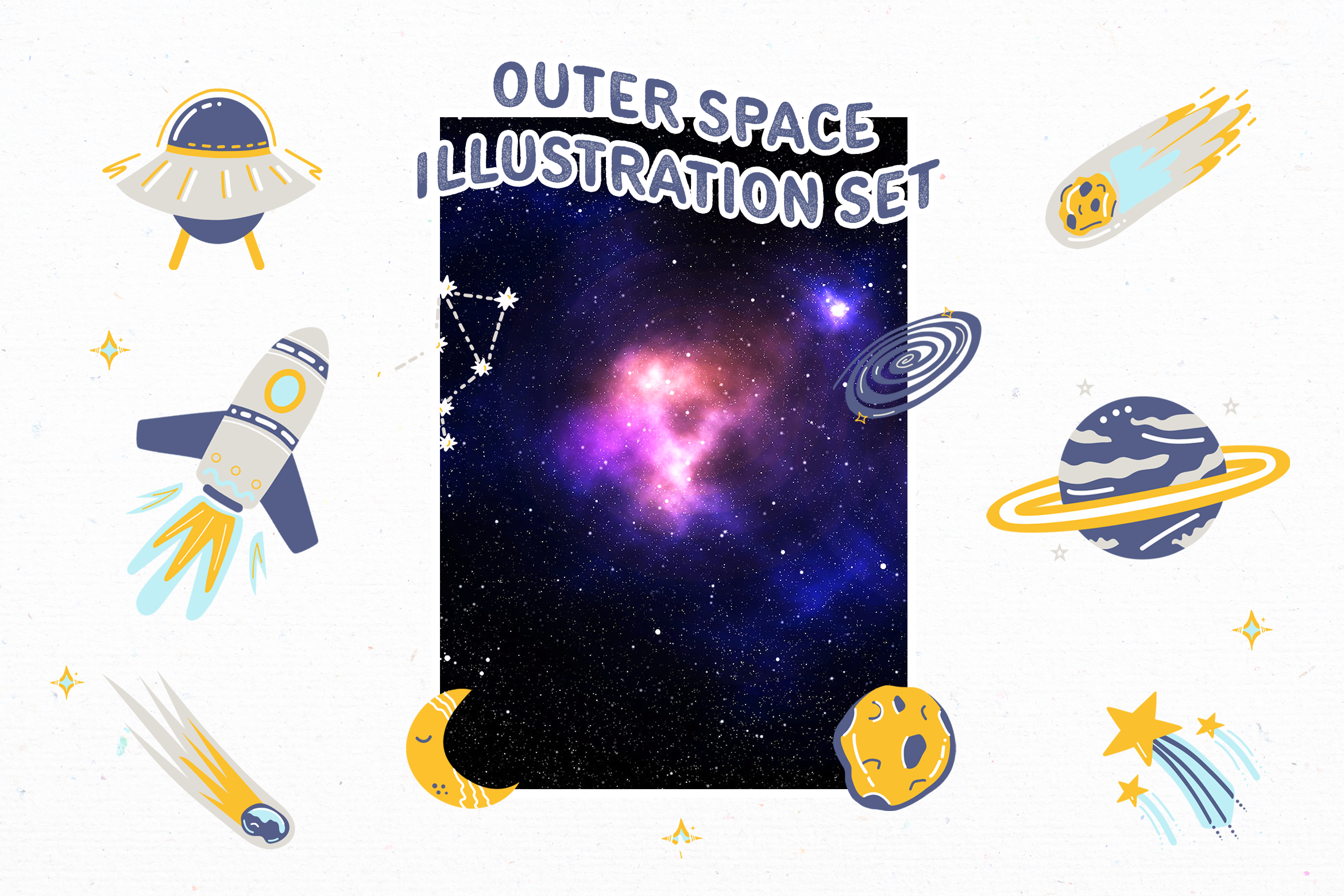 outer space clipart for kids