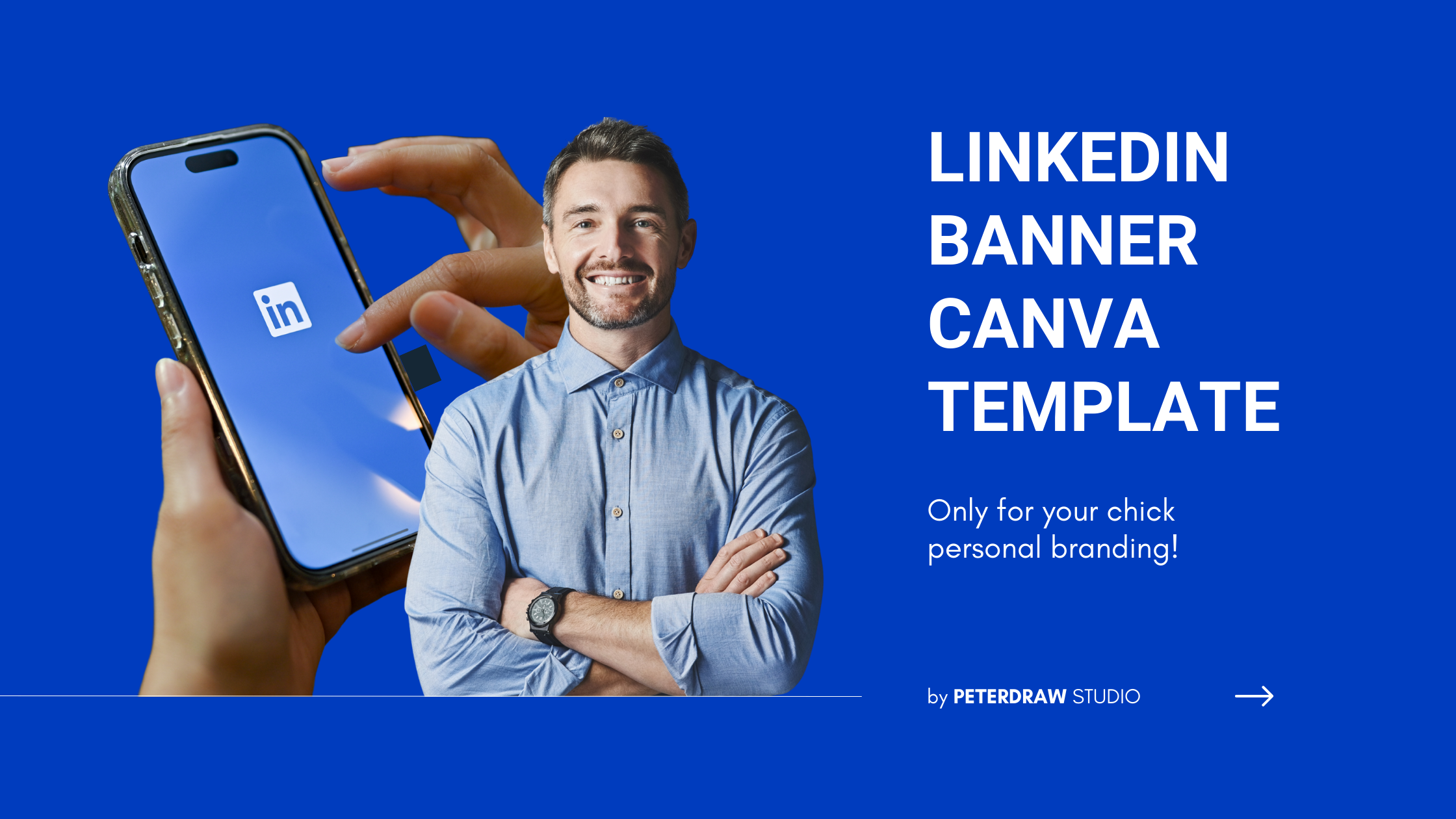 LinkedIn Banner Canva Template for Your Personal Branding