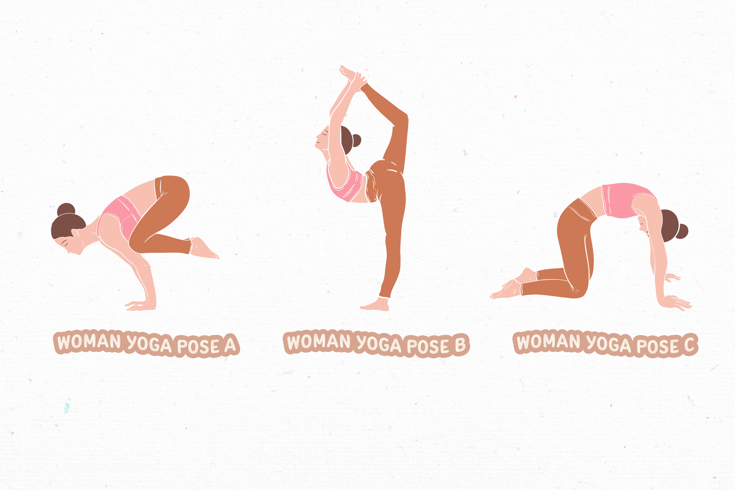 Yoga Pose Clipart Transparent Background, Womens Yoga Poses Human